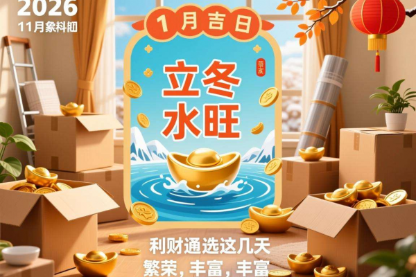 2026年11月搬家吉日：立冬水旺，利财运，选这几天