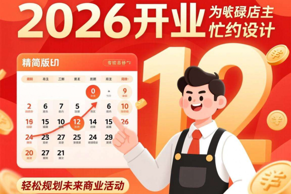 2026年开业吉日精简版｜忙碌店主首选，12天闭着眼选