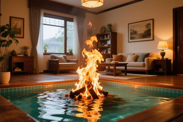 丙午年火旺：家中北方水位要加强，水火既济保平安