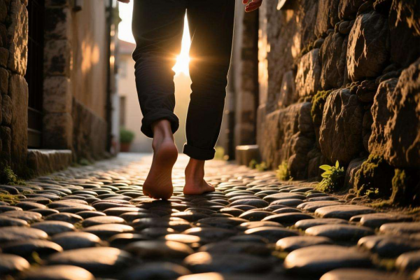 梦见自己赤脚走路是什么意思：探寻梦境背后的神秘寓意