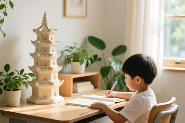 文昌塔摆放:孩子书桌怎么摆?助学业,防近视