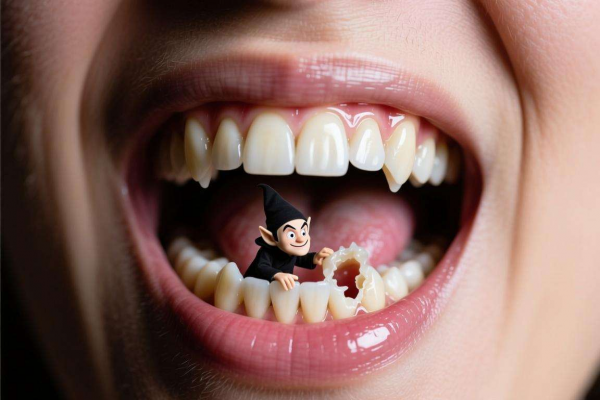 梦见牙齿松动脱落，近期需防小人，口舌是非退散