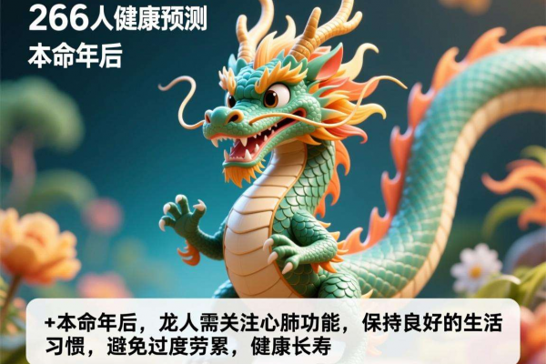 2026年龙人健康预测：本命年后需关注心肺功能