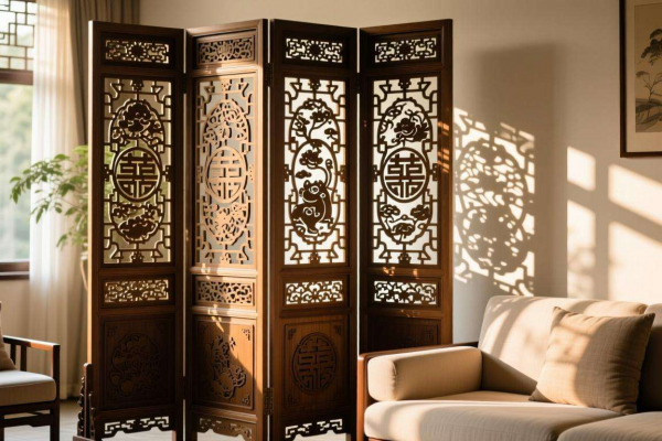 风水屏风镂空与否探讨：揭秘其中蕴含的风水玄机与影响