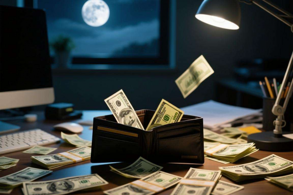 梦见钱被偷、钱包空了，近期需防破财，守财为上