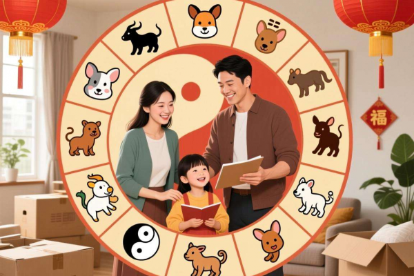 一家三口生肖不同，2026年怎么选搬家吉日？折中方案