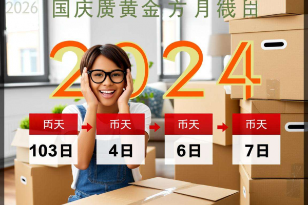 2026年10月搬家吉日：国庆黄金周，适合搬家的4个好日子