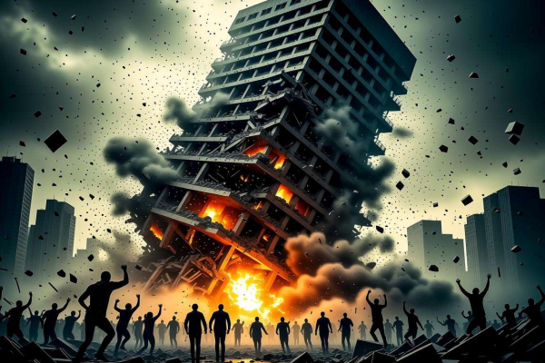 梦见高楼倒塌是什么意思？深度解析梦境背后的潜在寓意