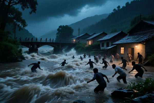 梦见发大水了是什么征兆：解析梦境背后隐藏的神秘寓意