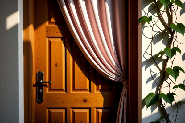 桃花劫化解：门帘的颜色选择，挡住煞气，留住真爱