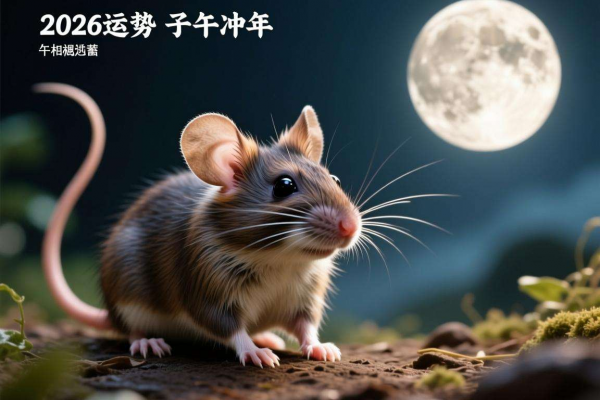 属鼠2026运势：子午相冲年，变动里藏机遇，沉潜蓄力稳过关