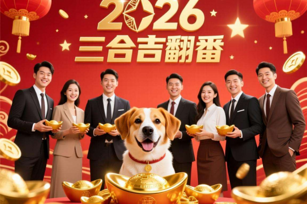 属狗2026事业财运：三合收官，团队共赢，业绩翻番，贵人送财