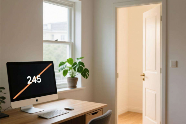 电脑摆放风水：屏幕不能正对窗户，也不能背对门