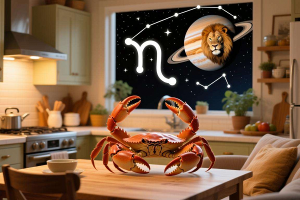 巨蟹座情感运势：家是港湾，木星转狮子后，别因顾家忽略自我