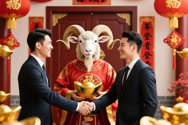 属羊正月：六合太岁，贵人登门，适合洽谈合作，收获订单