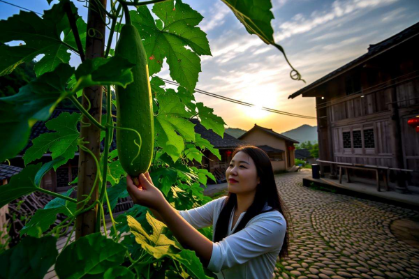 梦见摘丝瓜有啥预兆？解梦探秘，解析梦境背后的神秘寓意